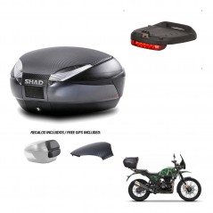 SHAD Baul SH48 tapa respaldo + soporte montaje luz de freno 49 L KIT-443032