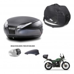 SHAD Trunk SH48 backrest cover + mounting bracket internal bag 49 L KIT-443033
