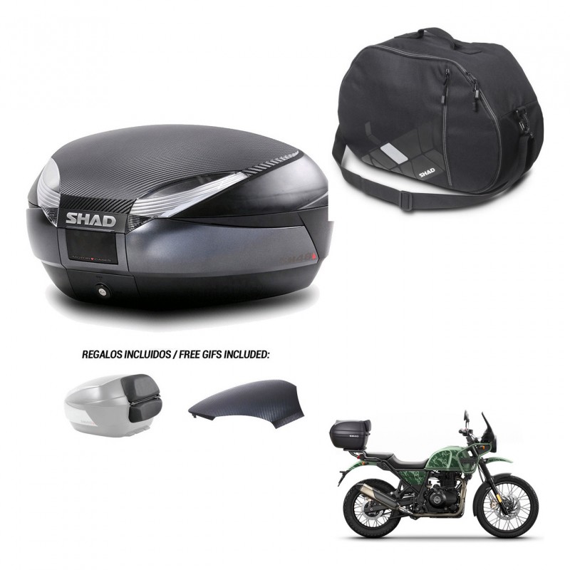 SHAD Trunk SH48 backrest cover + mounting bracket internal bag 49 L KIT-443033