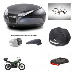 SHAD Trunk SH48 backrest cover + mounting bracket accessories 49 L KIT-443038