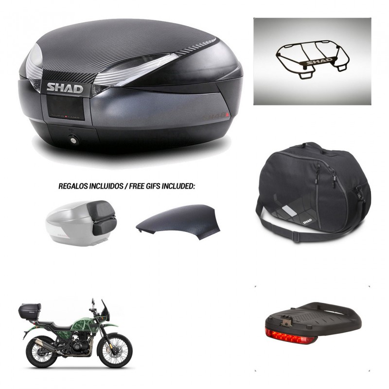 SHAD Trunk SH48 backrest cover + mounting bracket accessories 49 L KIT-443038