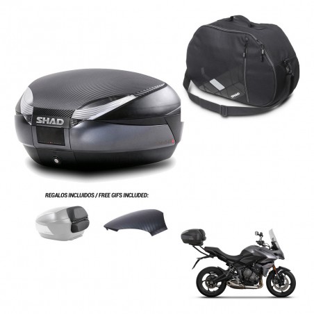 SHAD Trunk SH48 backrest cover + mounting bracket internal bag 49 L KIT-443049