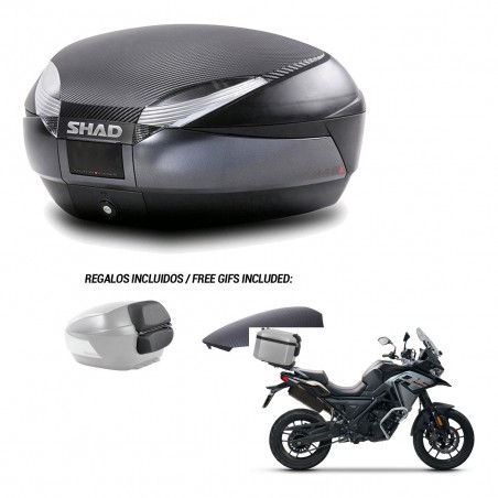 SHAD Trunk SH48 backrest cover + mounting bracket 49 L KIT-443055