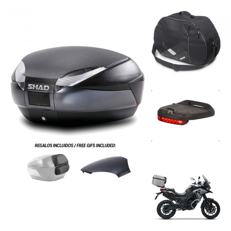 SHAD Trunk SH48 backrest cover + mounting bracket accessories 49 L KIT-443058