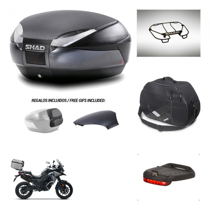 SHAD Trunk SH48 backrest cover + mounting bracket accessories 49 L KIT-443062