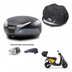 SHAD Baul SH48 tapa respaldo + soporte montaje bolsa interna 49 L KIT-443065