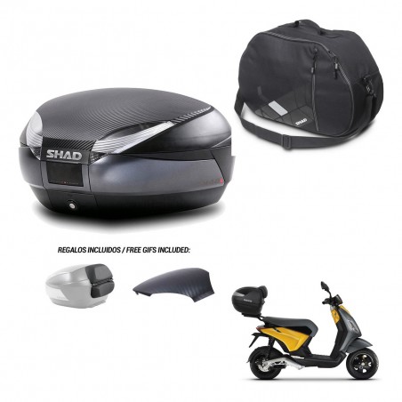 SHAD Trunk SH48 backrest cover + mounting bracket internal bag 49 L KIT-443065