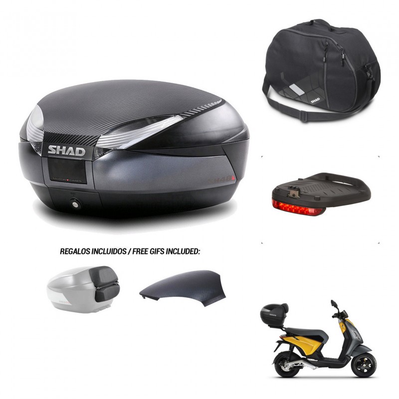 SHAD Trunk SH48 backrest cover + mounting bracket accessories 49 L KIT-443066