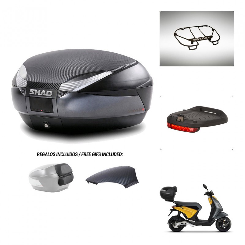 SHAD Trunk SH48 backrest cover + mounting bracket accessories 49 L KIT-443068