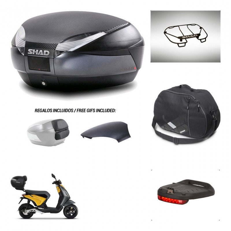 SHAD Trunk SH48 backrest cover + mounting bracket accessories 49 L KIT-443070