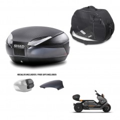 SHAD Trunk SH48 backrest cover + mounting bracket internal bag 49 L KIT-443073
