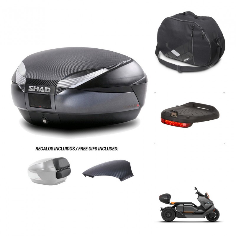 SHAD Trunk SH48 backrest cover + mounting bracket accessories 49 L KIT-443074