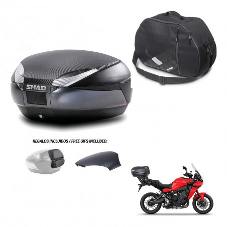 SHAD Baul SH48 tapa respaldo + soporte montaje bolsa interna 49 L KIT-443081