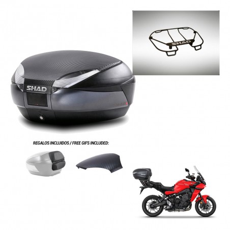 SHAD Trunk SH48 backrest cover + mounting bracket upper grill 49 L KIT-443083
