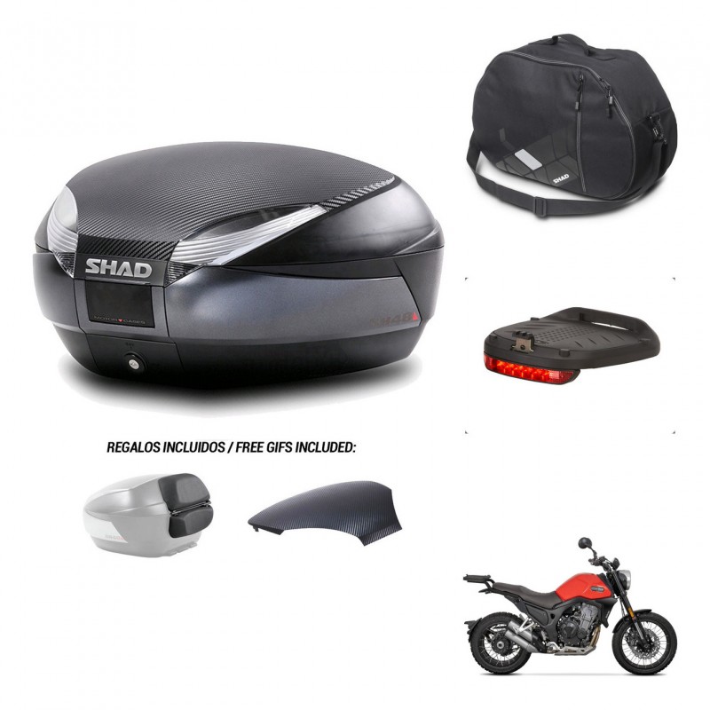 SHAD Trunk SH48 backrest cover + mounting bracket accessories 49 L KIT-443090
