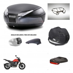 SHAD Trunk SH48 backrest cover + mounting bracket accessories 49 L KIT-443094