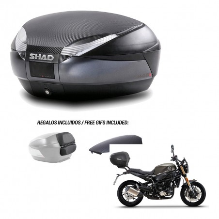 SHAD Baul SH48 tapa respaldo + soporte montaje 49 L KIT-443103