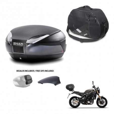 SHAD Trunk SH48 backrest cover + mounting bracket internal bag 49 L KIT-443105