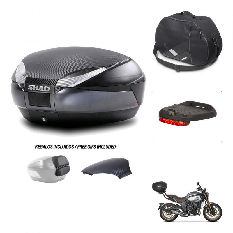 SHAD Trunk SH48 backrest cover + mounting bracket accessories 49 L KIT-443114