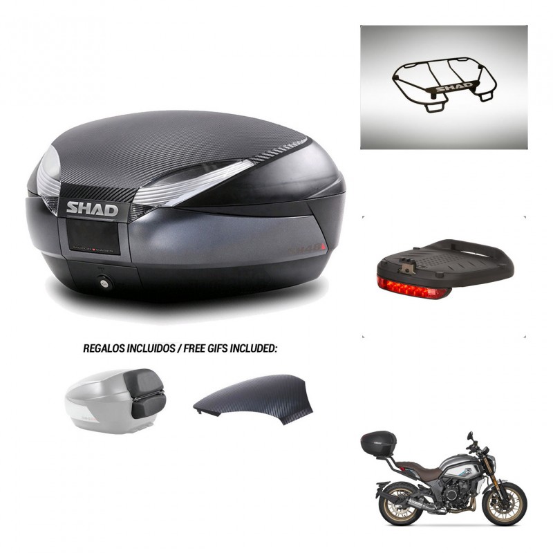 SHAD Trunk SH48 backrest cover + mounting bracket accessories 49 L KIT-443116