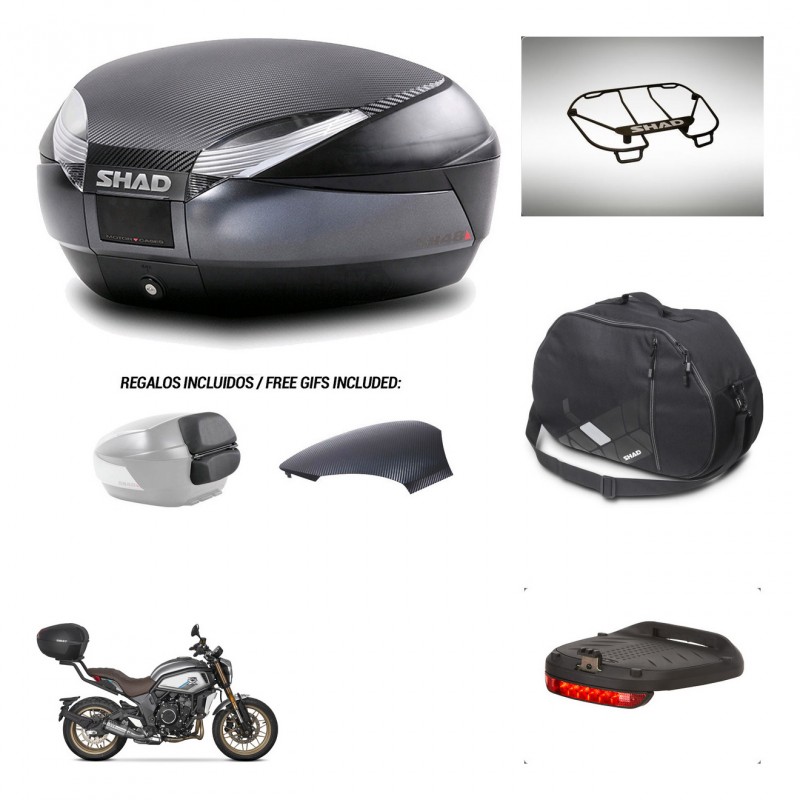 SHAD Trunk SH48 backrest cover + mounting bracket accessories 49 L KIT-443118