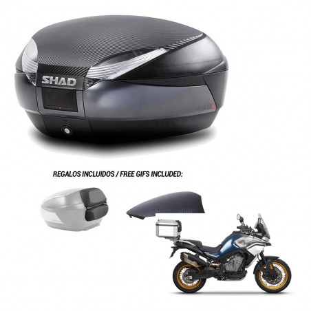 SHAD Baul SH48 tapa respaldo + soporte montaje 49 L KIT-443119