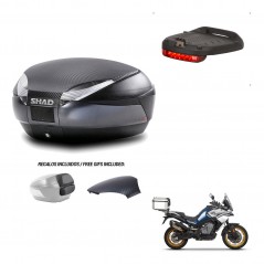 SHAD Trunk SH48 backrest cover + mounting bracket brake light 49 L KIT-443120