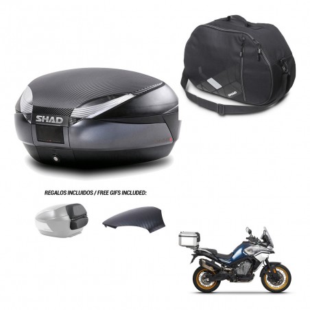 SHAD Trunk SH48 backrest cover + mounting bracket internal bag 49 L KIT-443121