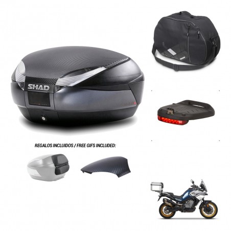 SHAD Trunk SH48 backrest cover + mounting bracket accessories 49 L KIT-443122
