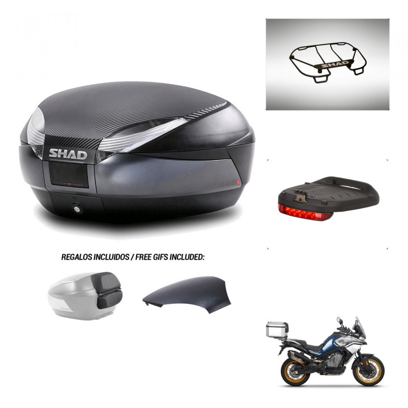 SHAD Trunk SH48 backrest cover + mounting bracket accessories 49 L KIT-443124