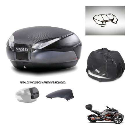 SHAD Trunk SH48 backrest cover + mounting bracket accessories 49 L KIT-443133
