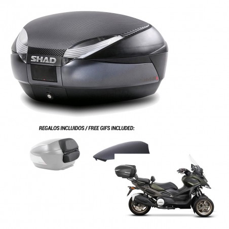 SHAD Trunk SH48 backrest cover + mounting bracket 49 L KIT-443135