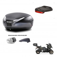 SHAD Baul SH48 tapa respaldo + soporte montaje luz de freno 49 L KIT-443136