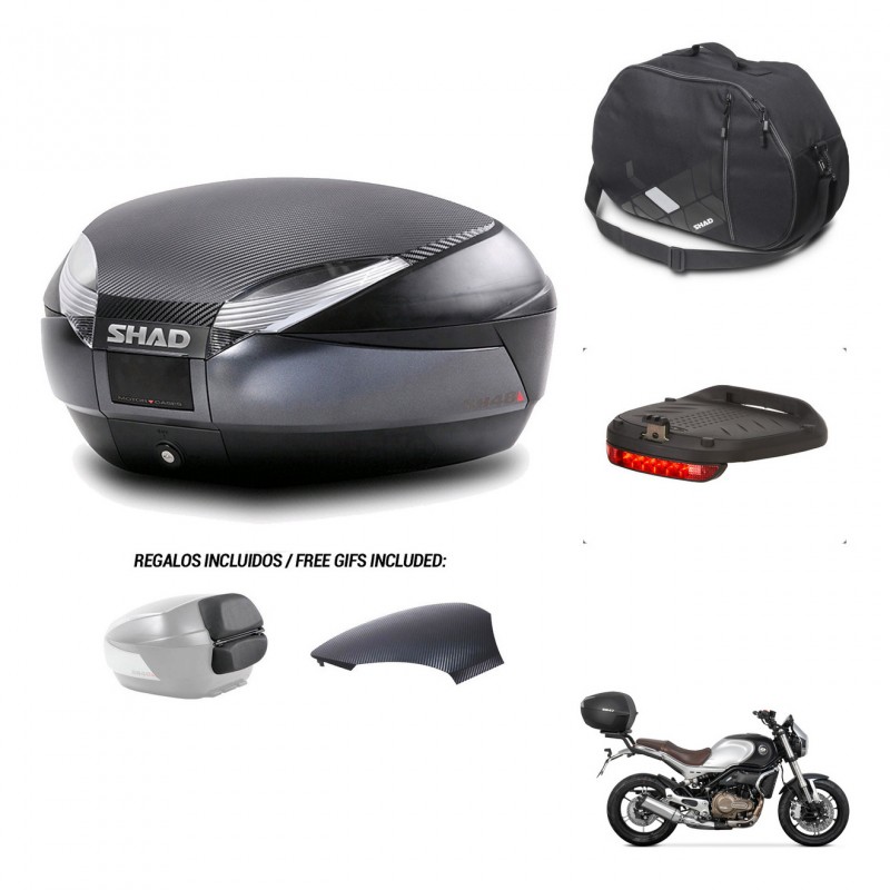 SHAD Trunk SH48 backrest cover + mounting bracket accessories 49 L KIT-443154