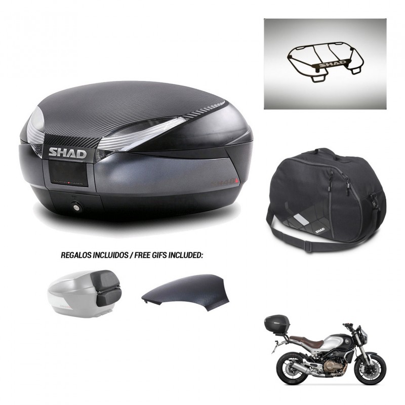 SHAD Trunk SH48 backrest cover + mounting bracket accessories 49 L KIT-443157