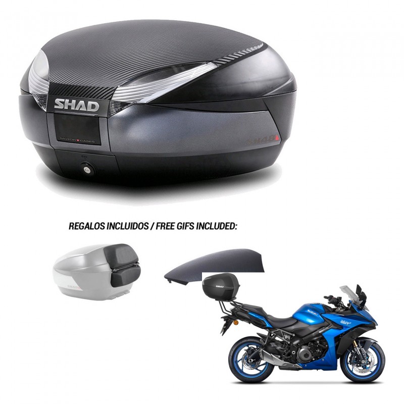 SHAD Baul SH48 tapa respaldo + soporte montaje 49 L KIT-443159