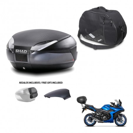 SHAD Trunk SH48 backrest cover + mounting bracket internal bag 49 L KIT-443161