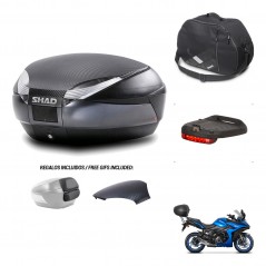 SHAD Baul SH48 tapa respaldo + soporte montaje accesorios 49 L KIT-443162