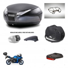 SHAD Trunk SH48 backrest cover + mounting bracket accessories 49 L KIT-443166