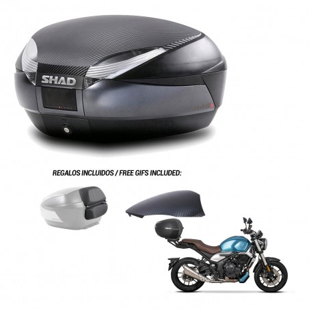 SHAD Trunk SH48 backrest cover + mounting bracket 49 L KIT-443167