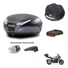 SHAD Baul SH48 tapa respaldo + soporte montaje accesorios 49 L KIT-443170