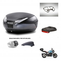 SHAD Baul SH48 tapa respaldo + soporte montaje accesorios 49 L KIT-443172