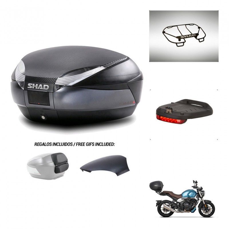 SHAD Trunk SH48 backrest cover + mounting bracket accessories 49 L KIT-443172