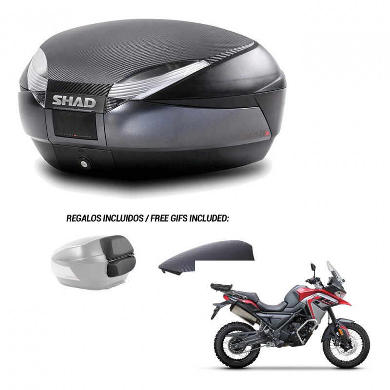 SHAD Baul SH48 tapa respaldo + soporte montaje 49 L KIT-443175