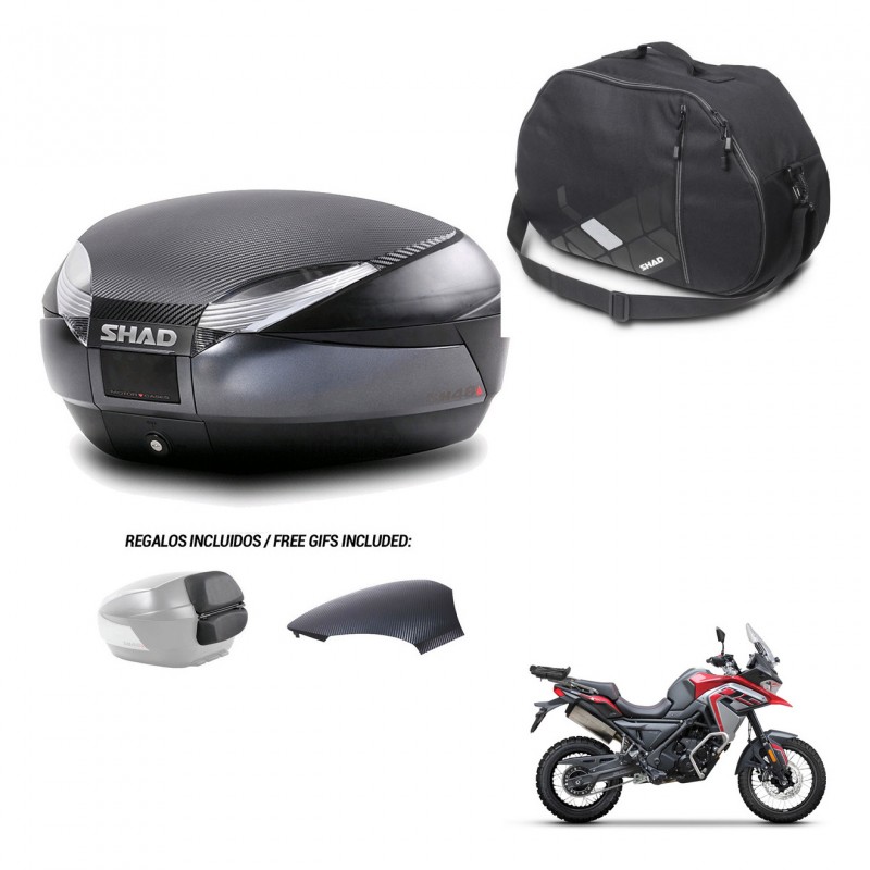 SHAD Trunk SH48 backrest cover + mounting bracket internal bag 49 L KIT-443177