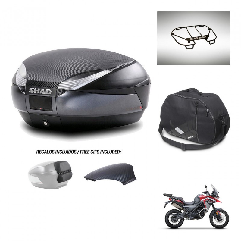 SHAD Trunk SH48 backrest cover + mounting bracket accessories 49 L KIT-443181