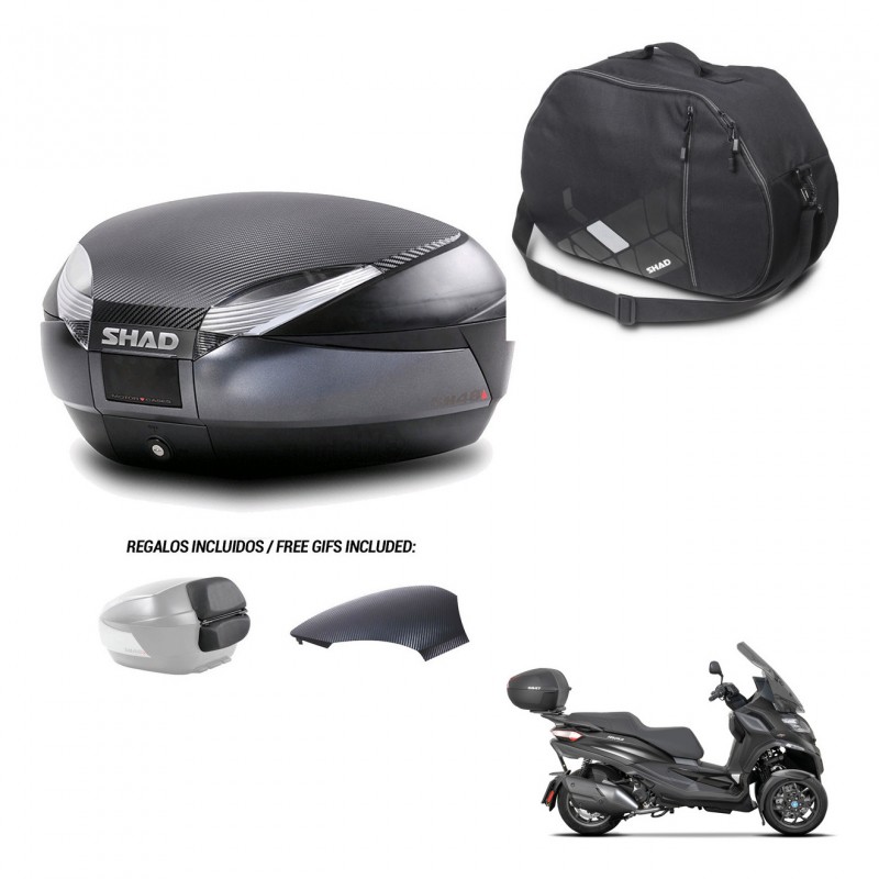 SHAD Trunk SH48 backrest cover + mounting bracket internal bag 49 L KIT-443185