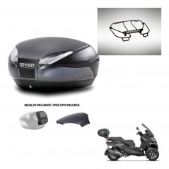 SHAD Trunk SH48 backrest cover + mounting bracket upper grill 49 L KIT-443187