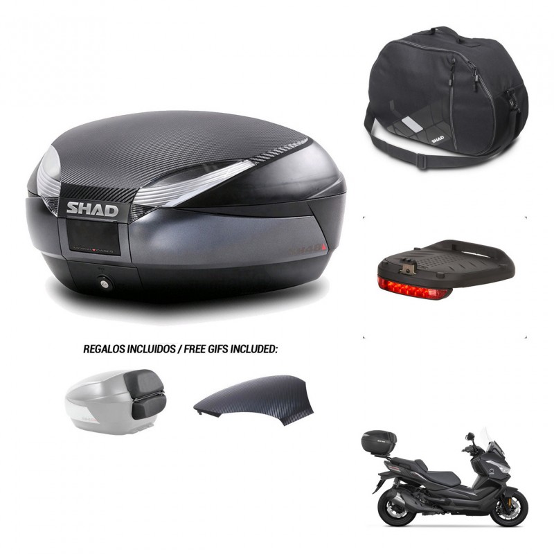 SHAD Trunk SH48 backrest cover + mounting bracket accessories 49 L KIT-443194