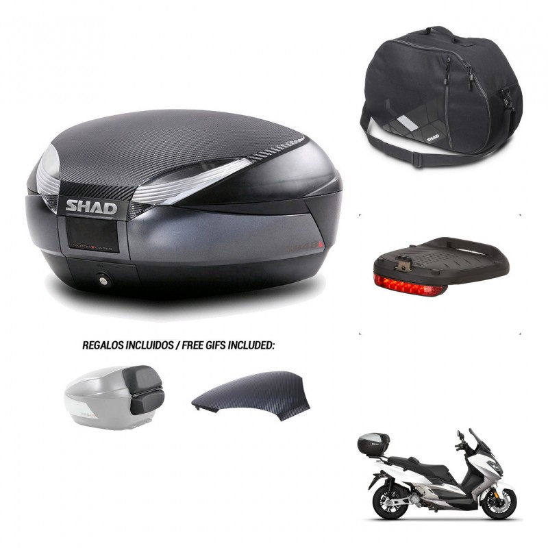 SHAD Trunk SH48 backrest cover + mounting bracket accessories 49 L KIT-443202